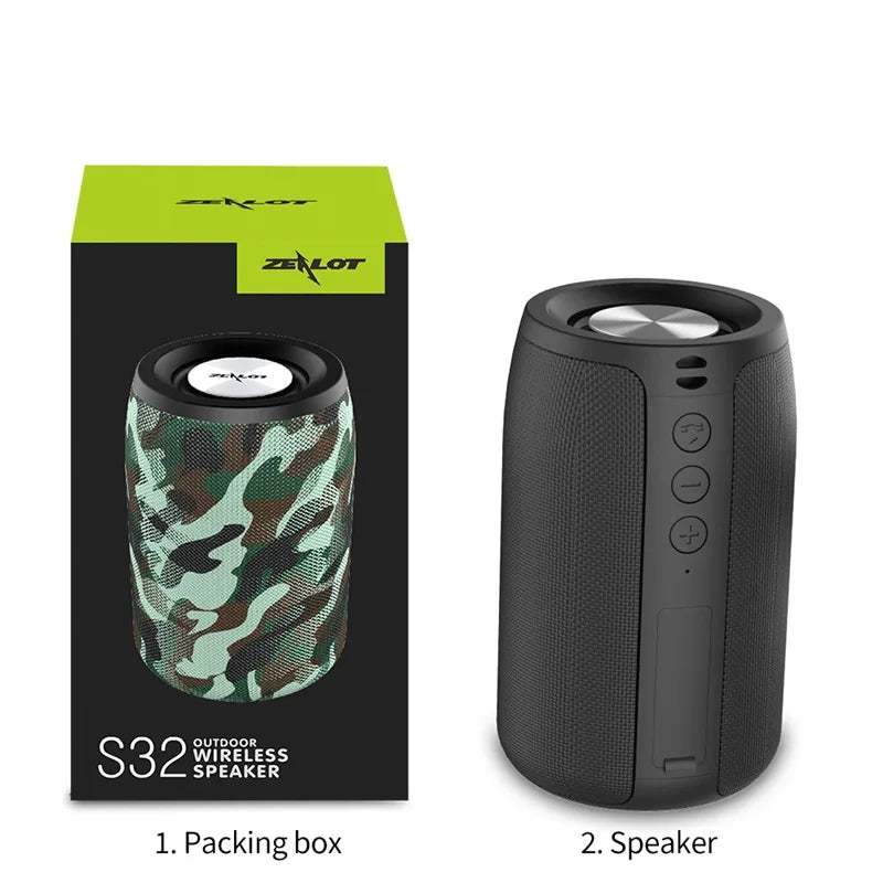 Bluetooth Speaker Mini Portable HIFI Subwoofer Speaker with fm Radio