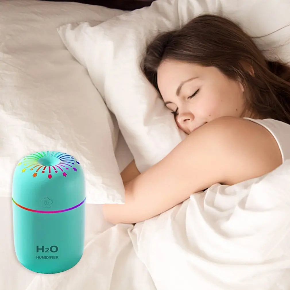Colorful Light Aromatherapy Humidifier Home USB Colorful Light Car Smart Large Capacity Aromatherapy Humidifier