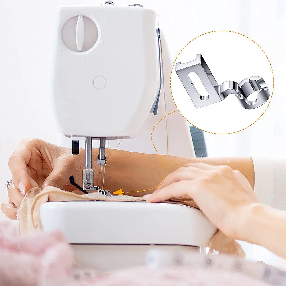 Quilting Presser Feet Round Ruler Foot for Frame Free Motion Embroidery Darning Press Foot for Domestic Sewing Machines