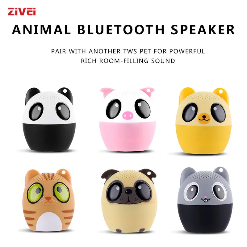 Pet Smart Speaker, Computer Speakers Sound Beyond Size, Bluetooth Speaker Box with 3W Audio, Mini Speaker,Portable Outdoor