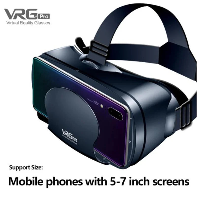 Virtual Reality 3D Glasses Box Stereo VR Google Cardboard Headset Helmet for IOS Android Smartphone,Wireless Rocker