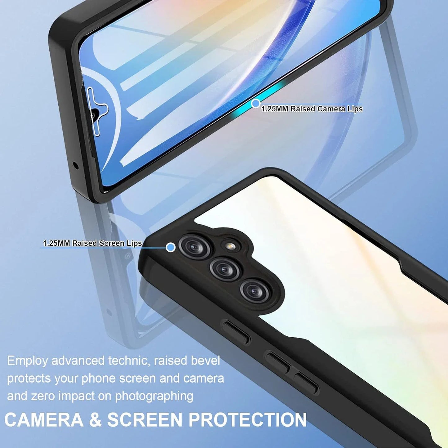 Full Protect Liquid Silicone Cover for Samsung Galaxy A34 5G A54 5G A24 4G A14 4G A14 5G A04 A04s Case