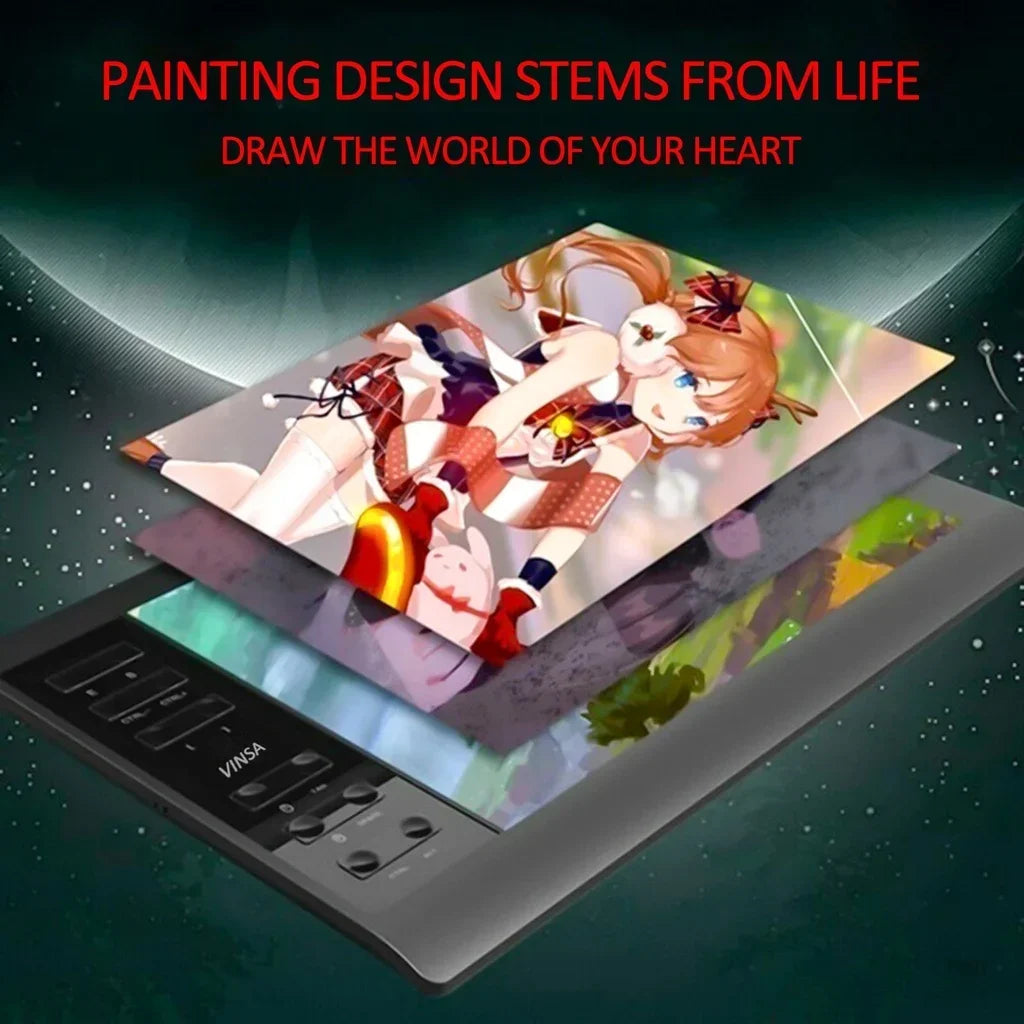 Portable Digital Tablet Connect Mobile Phone Digital Pressure Drawing Tablet Interactive Graphic Tablet For Drawing