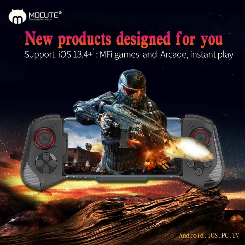 Gamepad Joystick For iPhone Android Control Bluetooth Controller Trigger Pubg Mobile Game Pad Gaming Cellphone Mando