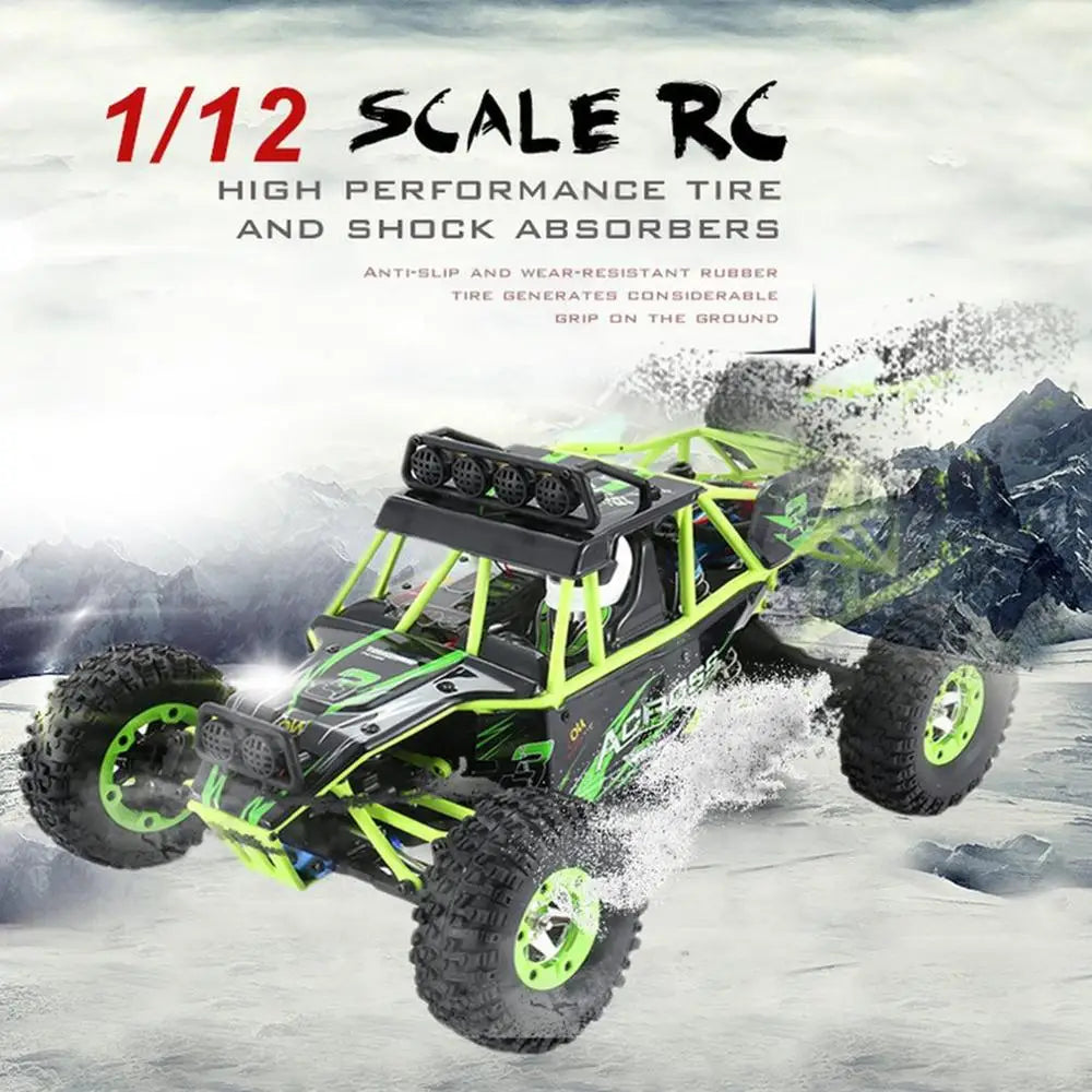 Toys 12428 1/12 RC Car 2.4G 4WD Electric Brushed Racing Crawler RTR 50km/h High Speed RC Off-road Car Remote Control Car Toys