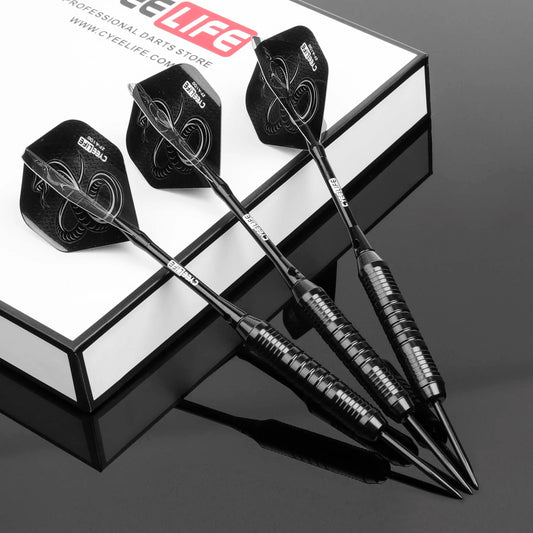 CyeeLife 3pcs 24g Professional Flying Dart Steel Needle Tip Dart Sport Outdoor Indoor Entertainment Game Accessories