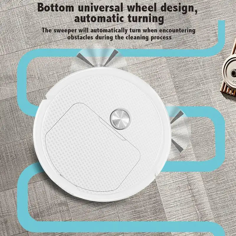 Smart Sweeping Robot 3 in 1 Vacuum Cleaner Robot Household Mini Sweeper Sweeping and Vacuuming Wireless Vacuum Cleane