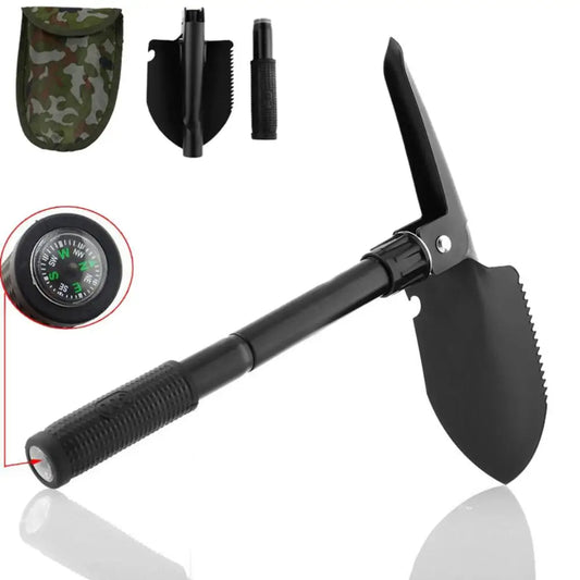 Military Folding Shovel Survival Spade Camping Outdoor Multifunctional Tool Sports Entertainment for Camping Hiking Outdoor Tool