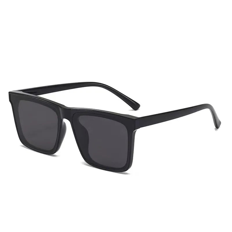 Lunettes de soleil carrées coupe-vent en acétate pour hommes