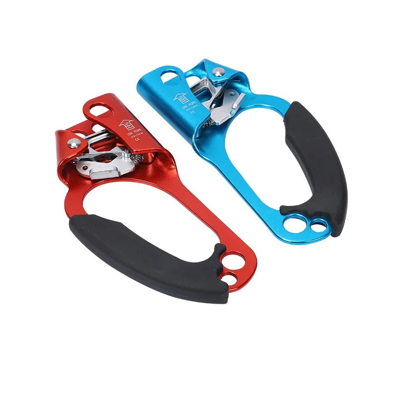 Outdoor Rock Climbing Hand Ascender SRT Ascend Device Mountaineer Handle Ascender Left Hand Right Hand Climbing Rope Tools