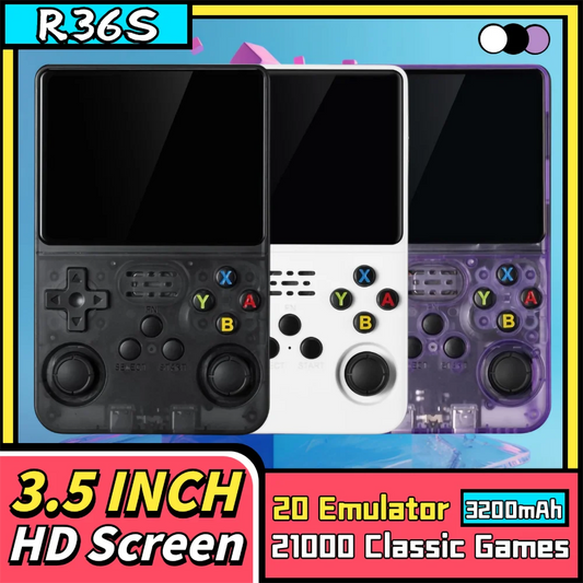 R36S Handheld Game Console 21000 Games 20 Classic Emulator Children Portable Video Gaming Console Kids Mini Retro Game Machine