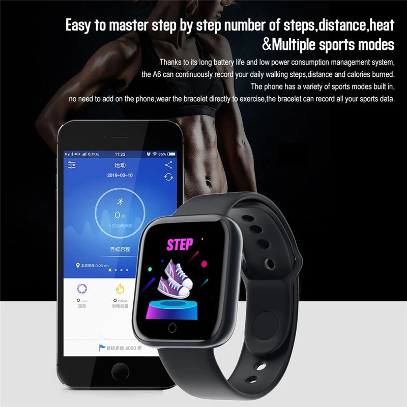 Pro Smart Watch Bluetooth Fitness Tracker Sports Watch Heart Rate Monitor Blood Pressure Smart Bracelet for Android IOS