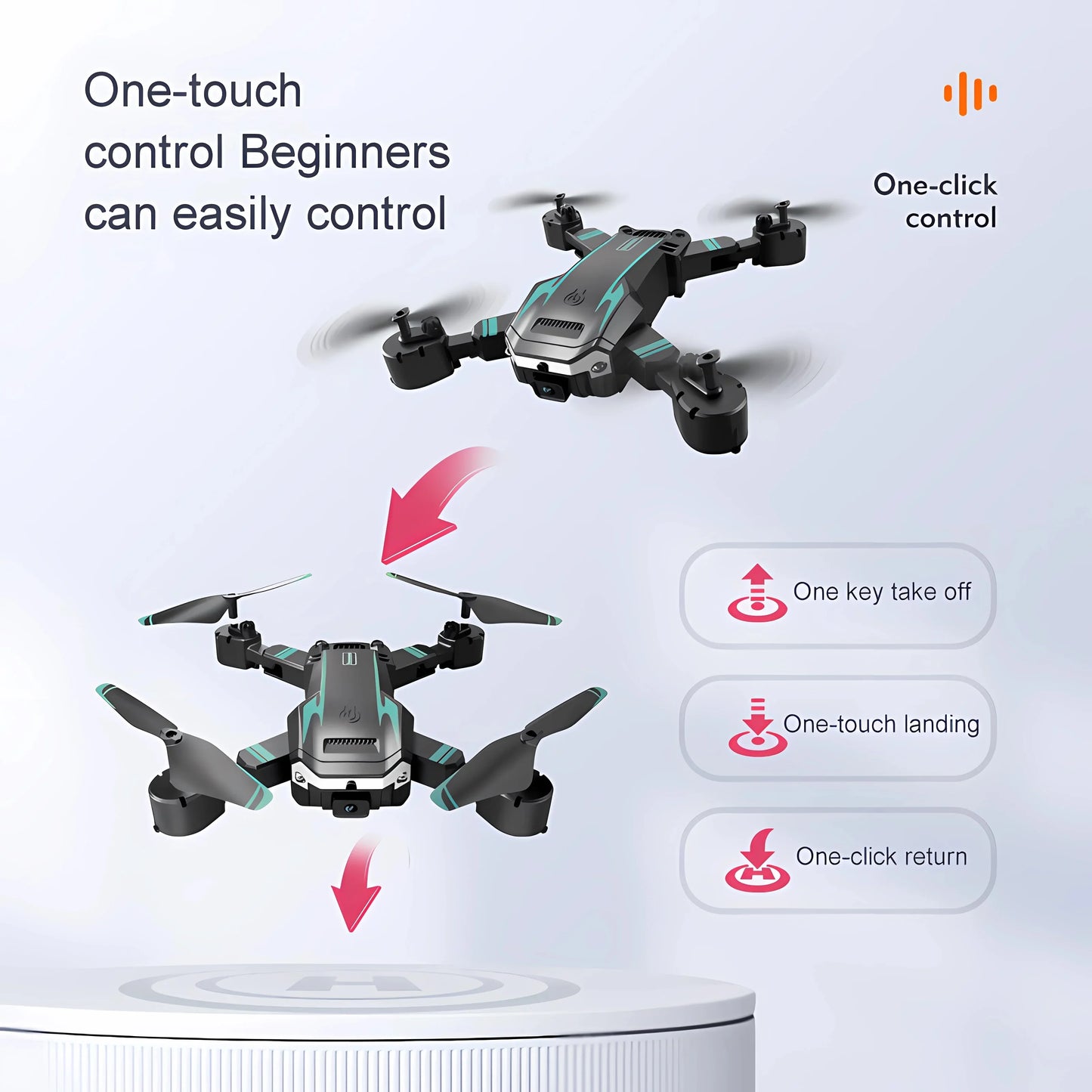Drone 8k Profesional 4K HD Camera Obstacle Avoidance Aerial Photography Optical flow Foldable Quadcopter Sell Apron