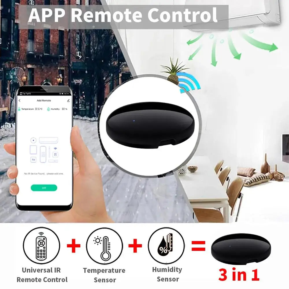 IR Remote Control Smart Life Remote Universal Infrared Controller For Air Conditioner Work With Alexa Google Home