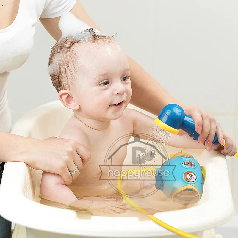 Baby Bath Toys for Kids Electric Submarine Shower Sucker Baby Toys Spray Water Toys Bathtub Toys Sprinkler Baby Shower