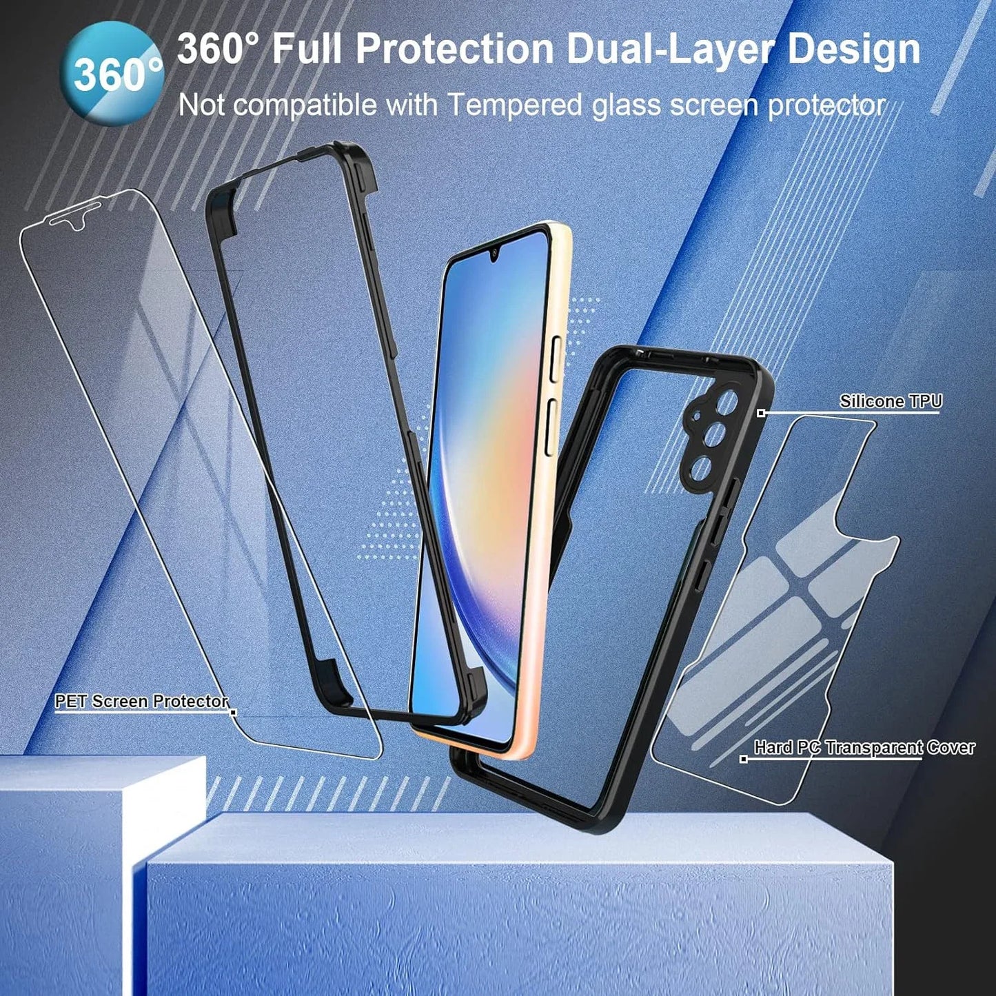 Full Protect Liquid Silicone Cover for Samsung Galaxy A34 5G A54 5G A24 4G A14 4G A14 5G A04 A04s Case