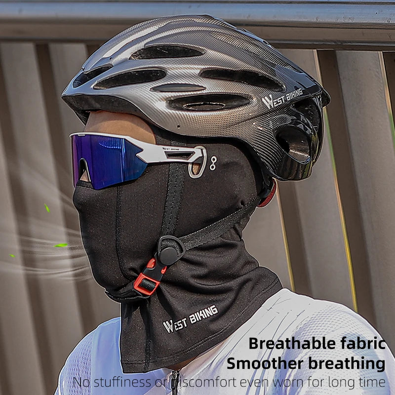 WEST BIKING Spring Summer Cycling Mask UV Sun Protection Mask Bike Balaclava Hat Bicycle Scarf Breathable Sport Motorcycle Masks