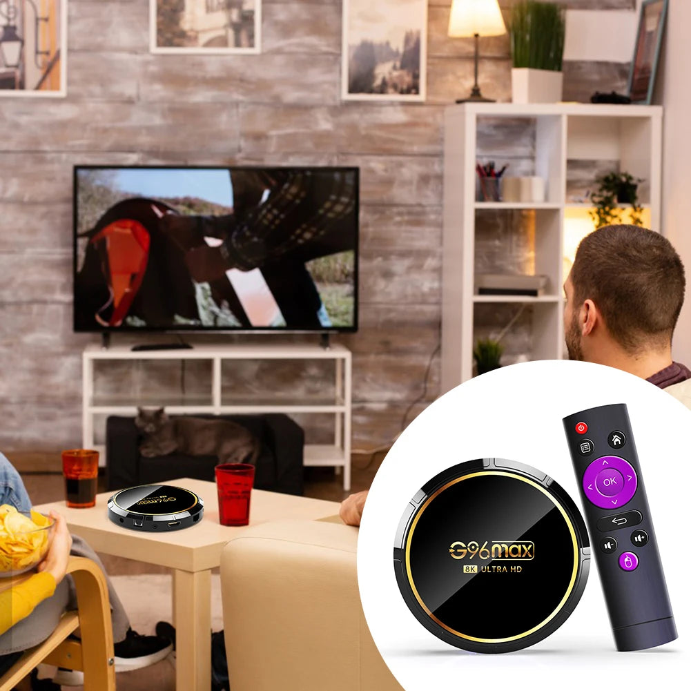 Androids 13 Round Smarts Television Box Multi-Purpose Medias Player TV Box For Living Room Home