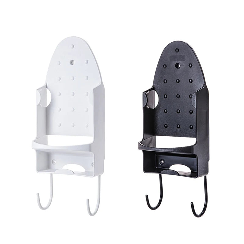 Door Wall Mounted Ironing Board Storage Holder Heat-resistant Hotel Household Electric Iron Hanging Rack Hair Dryer Stand