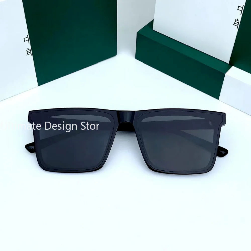 New Men's Square Sunglasses Classic Rectangle Men's Vintage Sun Glasses Men's Outdoor Driving Eyewear UV400 Oculos De Sol