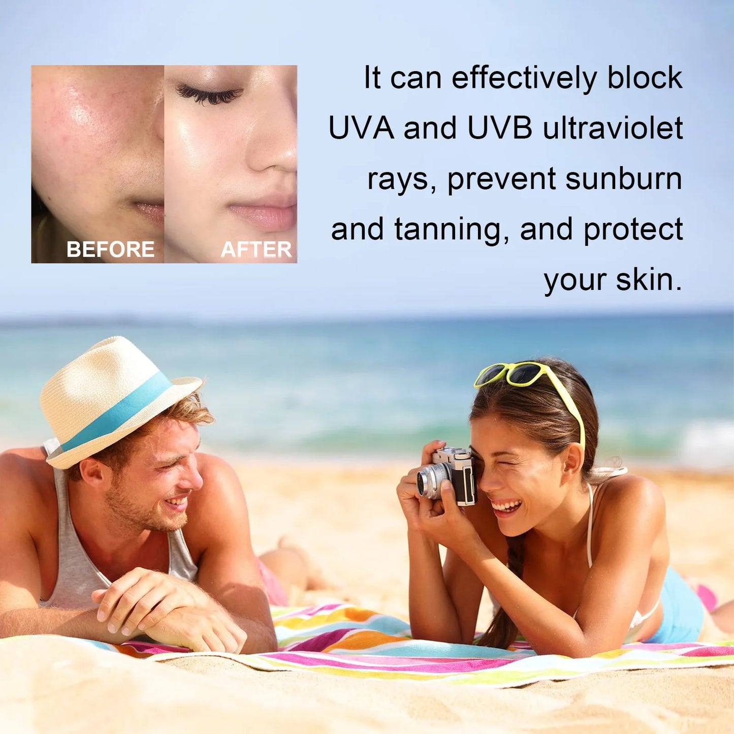 Facial Body Sunscreen Spf100 Anti Sun UV Protector Solar Skin Protective Sunblock Oil-Control Moisturizing Whitening Sun Cream