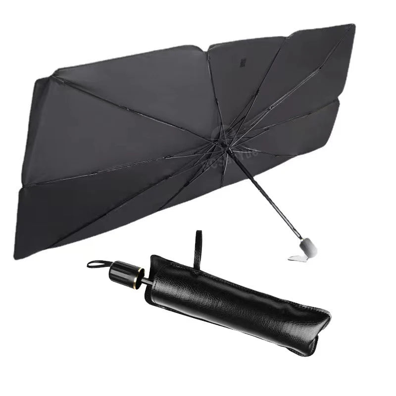 Car Sunshade Umbrella Front Window Foldable Sun Shade for Skoda Scala Vrs Logo Auto Windshield Parasol Protection Accessories