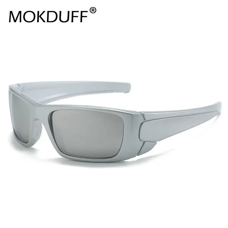 Vintage Sports Goggle Sunglasses Men 2024 New Luxury Brand Designer Punk Y2K Sun Glasses Women Retro Black Eyewear Shades UV400